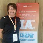 Selektorica ženske atletske reprezentacije BiH dr. Vahida Kozić na Međunarodnom seminaru za trenere u Koreji